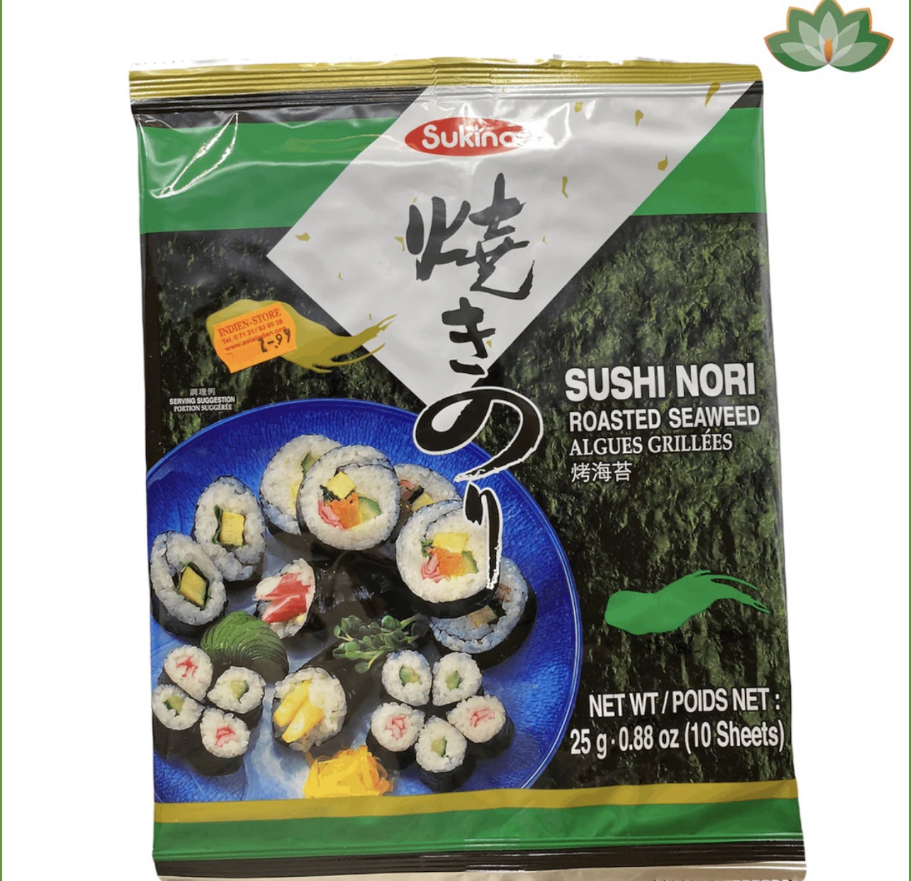 Vo Sushi Han Quoc – KOREAN Sushi Seaweed sheets SUKINA – VietNam Corner